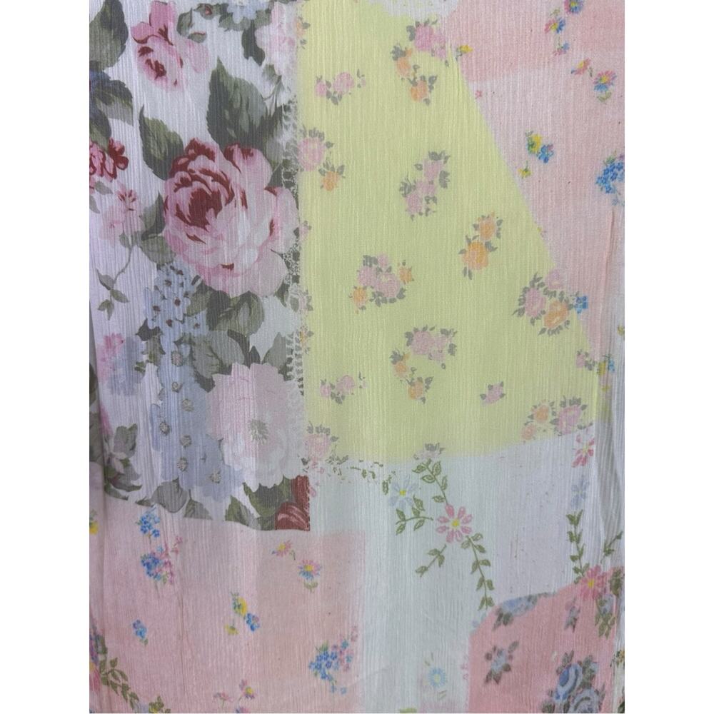 Free People Dainty Ethereal Cottage Love You Bunches Maxi Dress Pastel Small - Picture 12 of 16